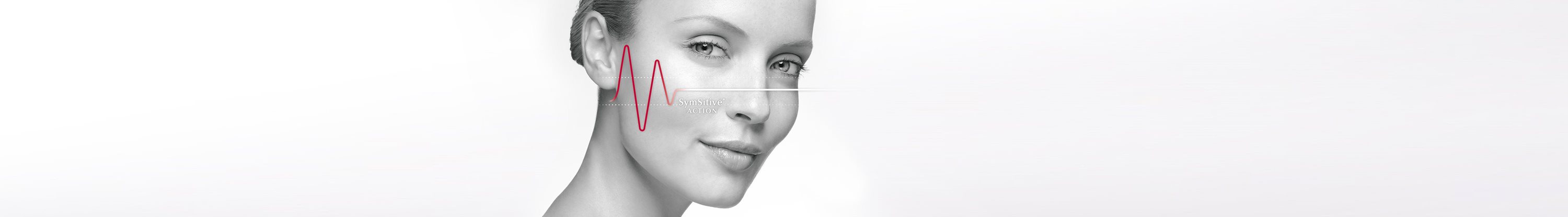Femme avec la peau hypersensible